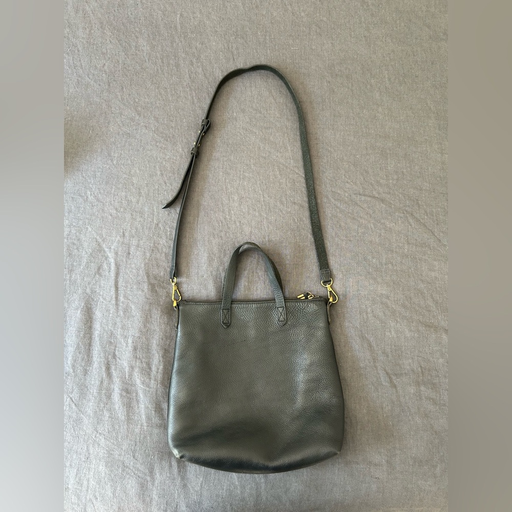 Madewell black leather bag